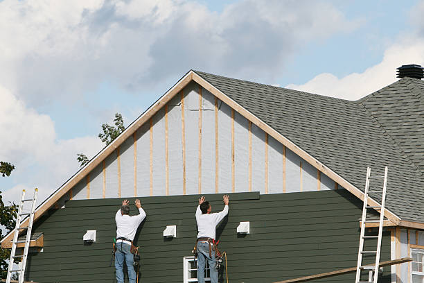 Professional Emergency Siding Repair technician working in Lewistown, PA